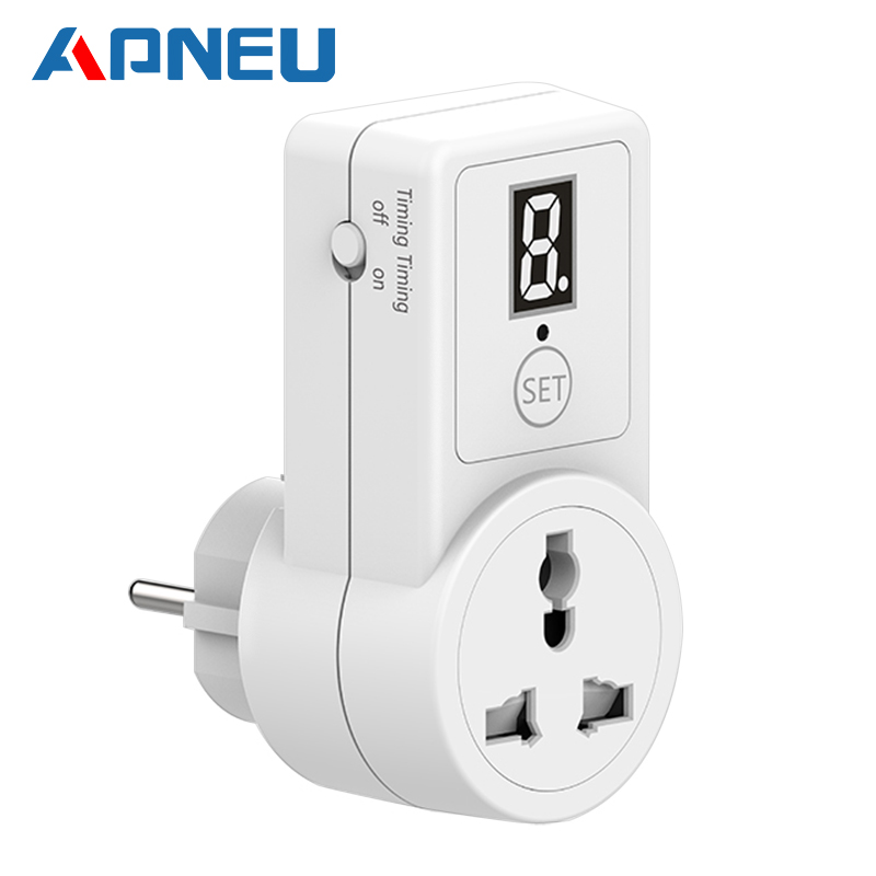 NEW 【Too much love!】digital Countdown Timer Switch Socket Plug-in Time ...
