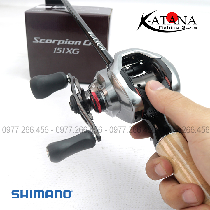 Máy Câu Ngang Shimano Scorpion DC 151XG
