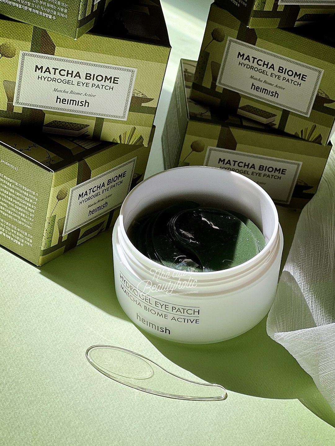 [Nhacuabeautyholic] Mặt nạ mắt HEIMISH MATCHA BIOME HYDROGEL EYE PATCH