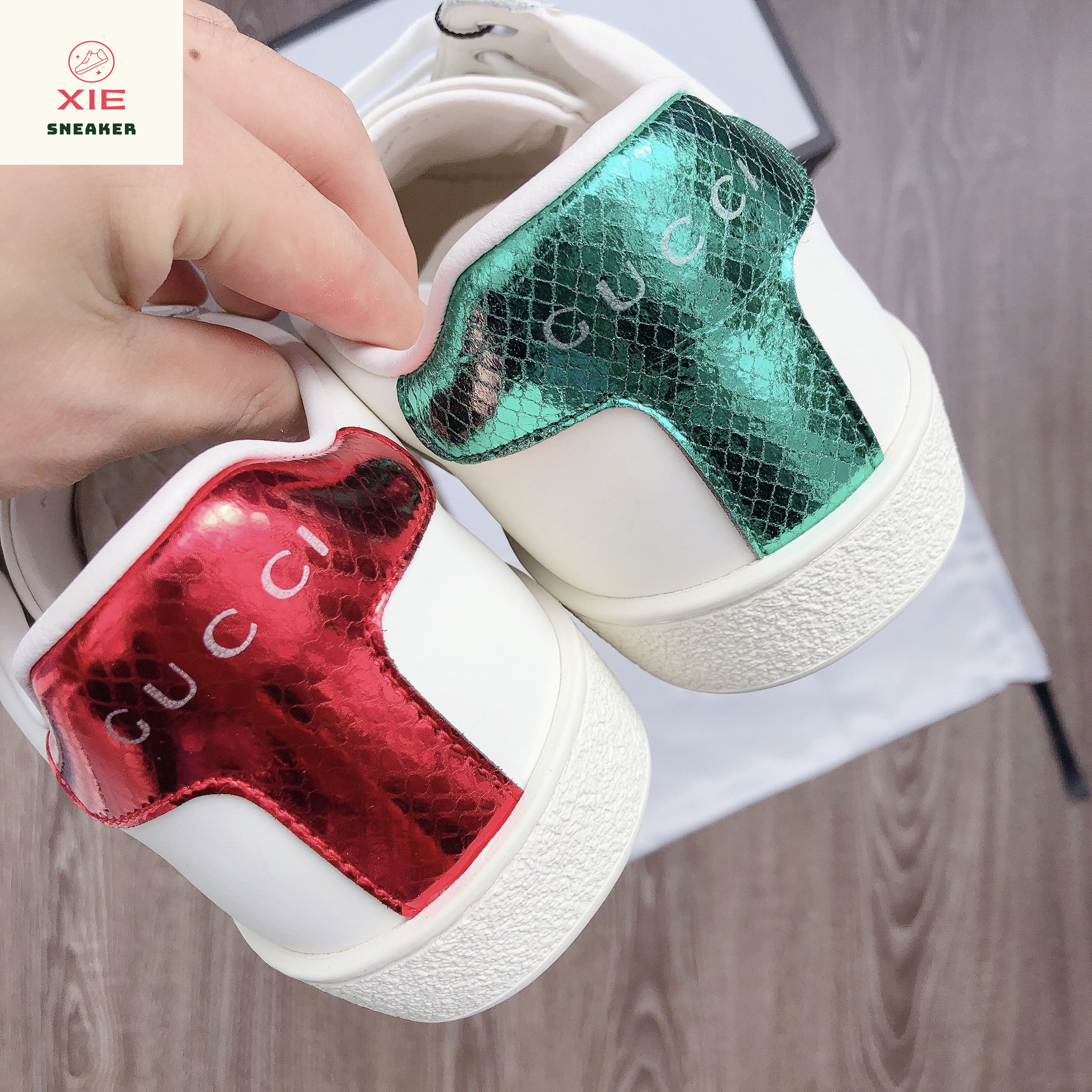 Giày Gucci ACE Ong - 1.1 + [Tặng thêm 1 bộ dây + FreeShip + Full Box + Bill + Phụ Kiện]