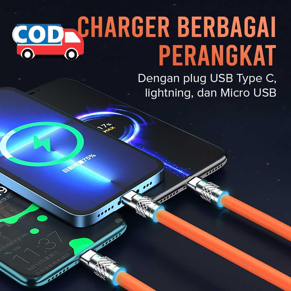 Charging Type Keysion Led Magnetic Usb Cable Fast Charging Kabel