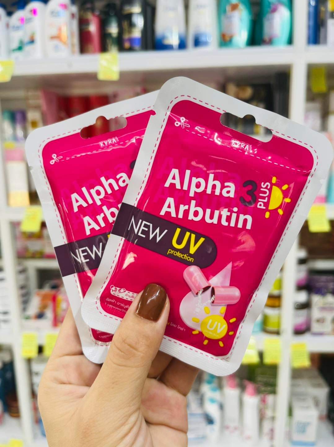 VIÊN KÍCH TRẮNG ALPHA ABUTIN - MẪU MỚI