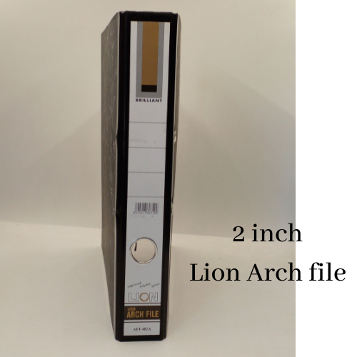 Lion 2 inch Arch file / 2"/ 60mm / F4 Lever Arch file (AFF402A) Lazada