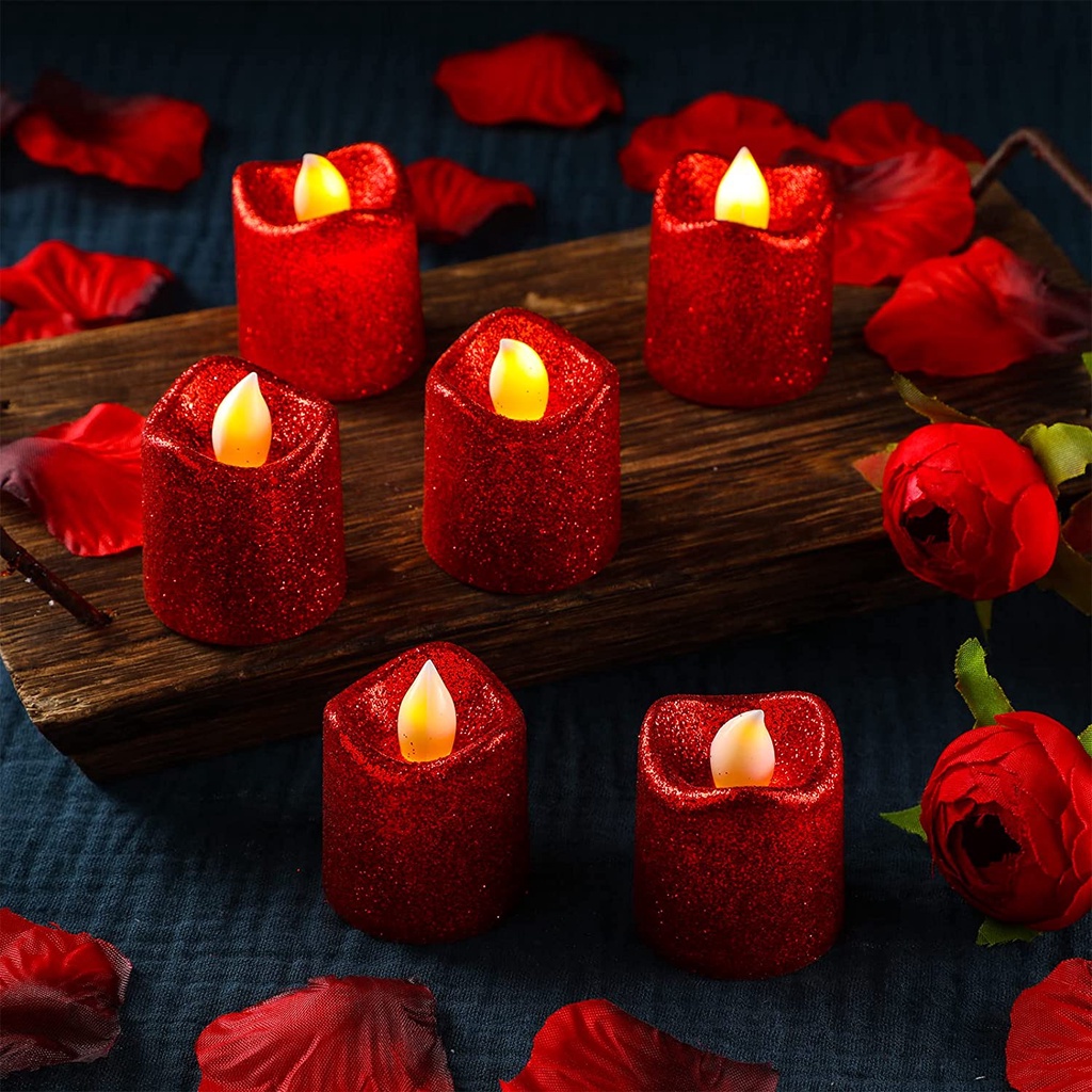 Đèn LED Hình Nến Không Lửa / Nến Trang Trí Tiệc Cưới / Valentine