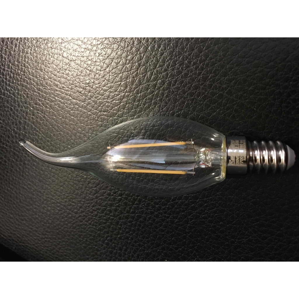 Bóng đèn LED NẾN DÂY TÓC 2.5W Model: C35/2,5W E14 ánh sáng vàng