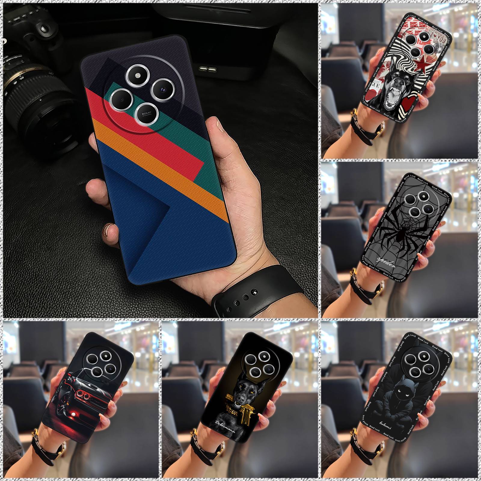Cute Graffiti Phone Case For Redmi A4 5G Soft case Back Cover Full wrap Durable Fashion Design Waterproof Anti-dust TPU. 