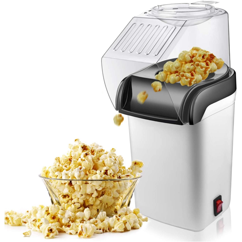 Air Popcorn Popper Maker, Electric Hot Air Popcorn Machine1200W, Oil