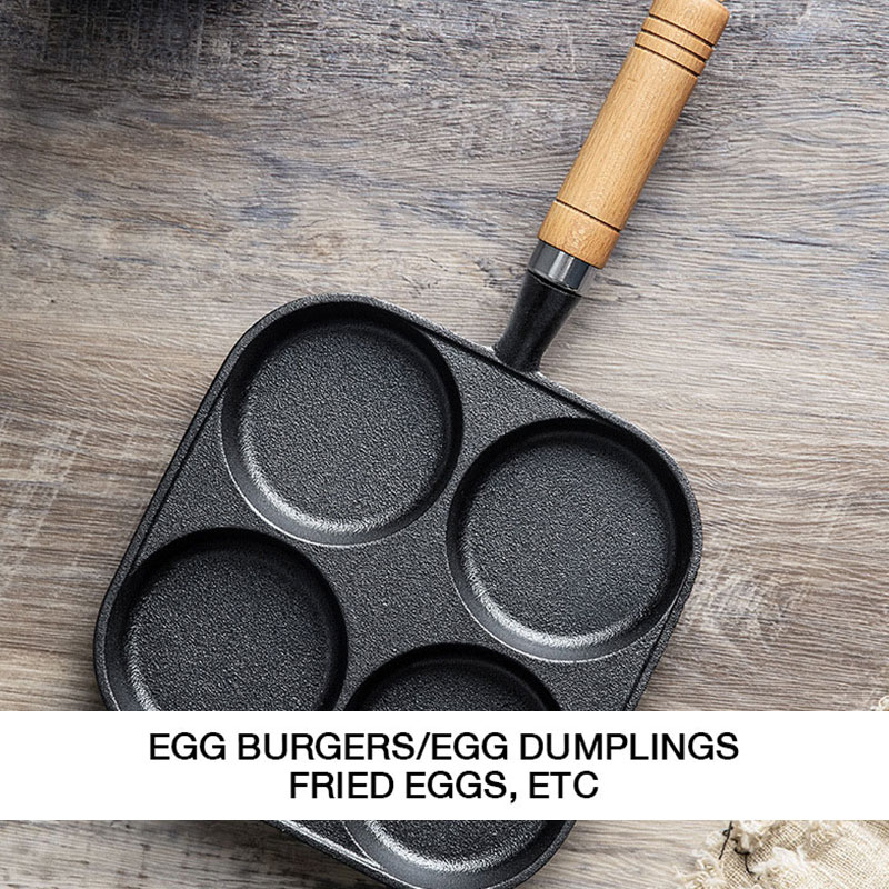 LEBI Gang chảo tráng trứng sâu trứng Burger Máy khuôn nhà Chảo không dính ăn sáng Pan trứng bánh bao Pan
