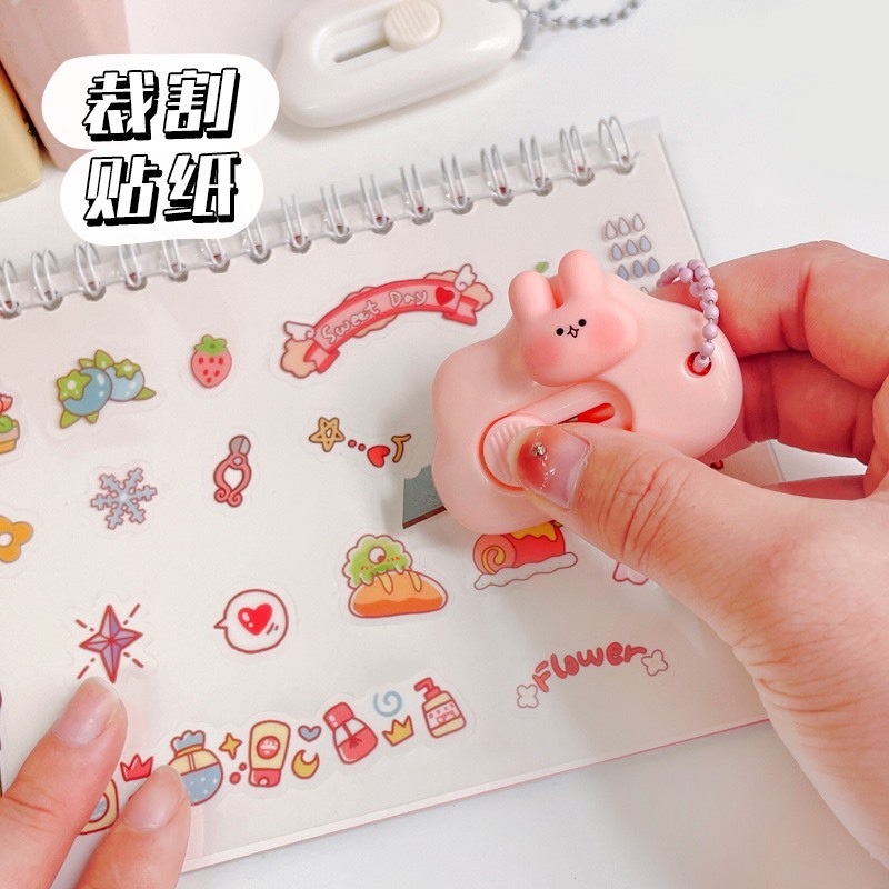 Dao cắt giấy mini dễ thương dành cho học sinh dễ thương - K4