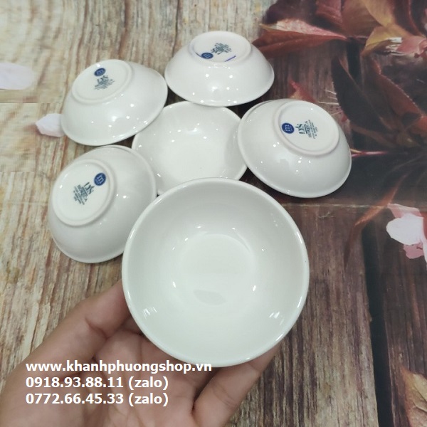 chén muối tiêu nhỏ sứ Minh Long - chén muối tiêu nhỏ