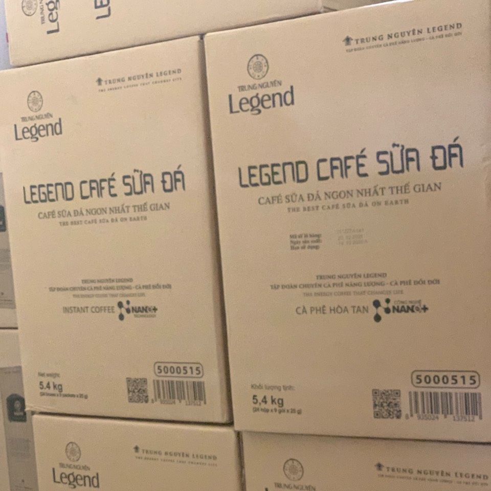 ( Giá Sỉ) Thùng Cà phê Legend Sữa Đá - Hộp 9 Gói - Cà phê ngon nhất Thế Gian( 24 Hộp/ Thùng)
