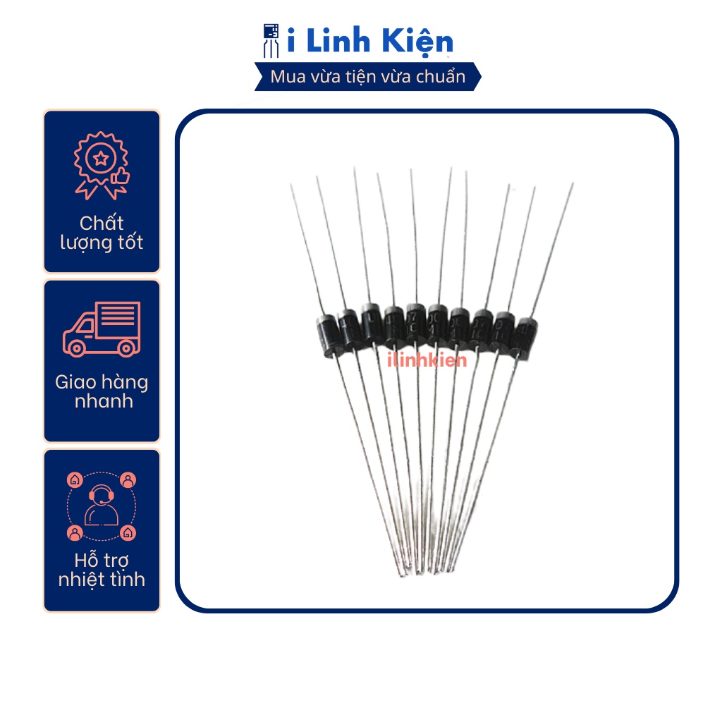 HER107 Diode xung 1A 1000V loại tốt (10 chiếc)