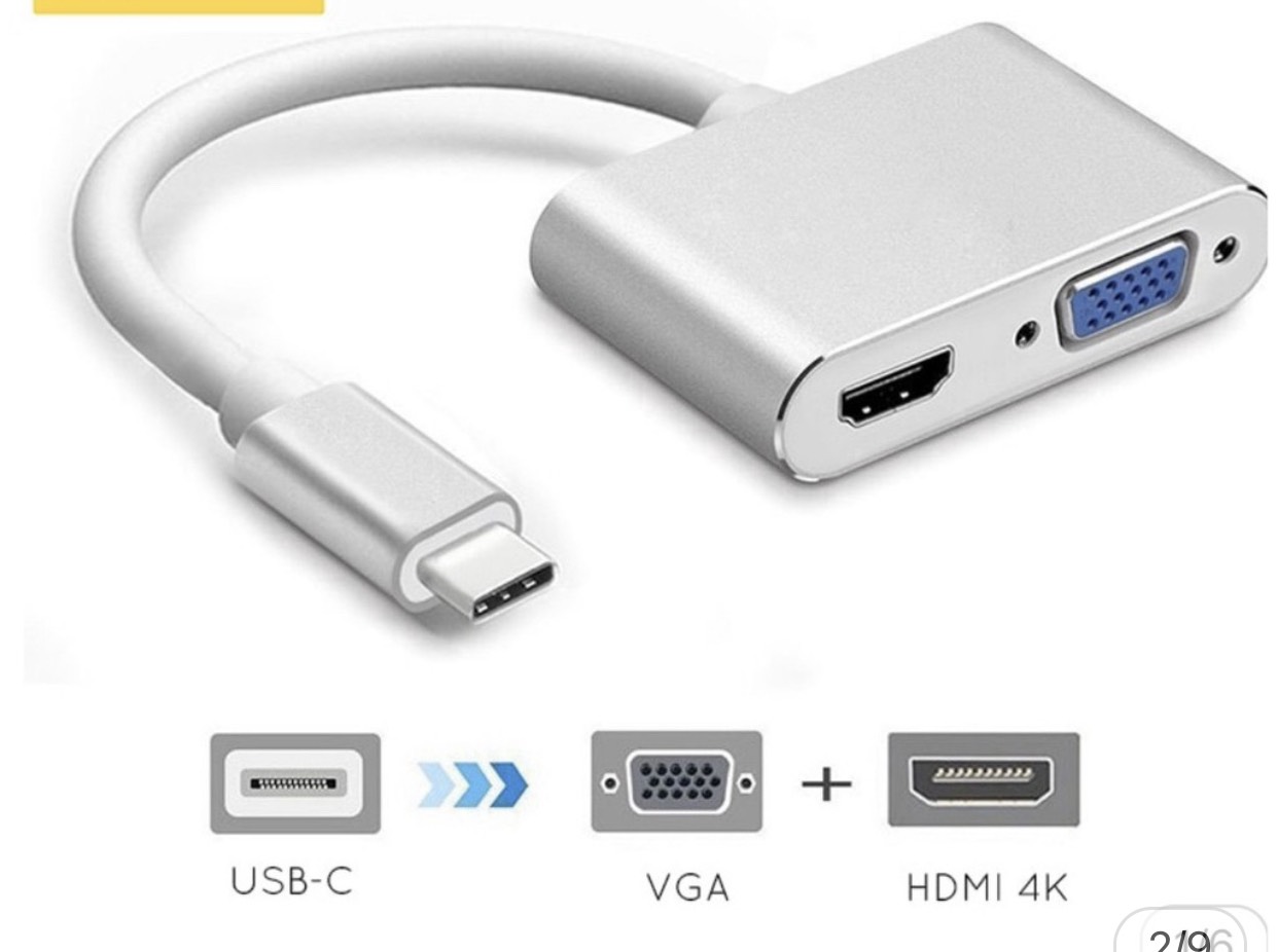 [HCM]Bộ Chuyển đổi USB Type C sang HDMI và VGA