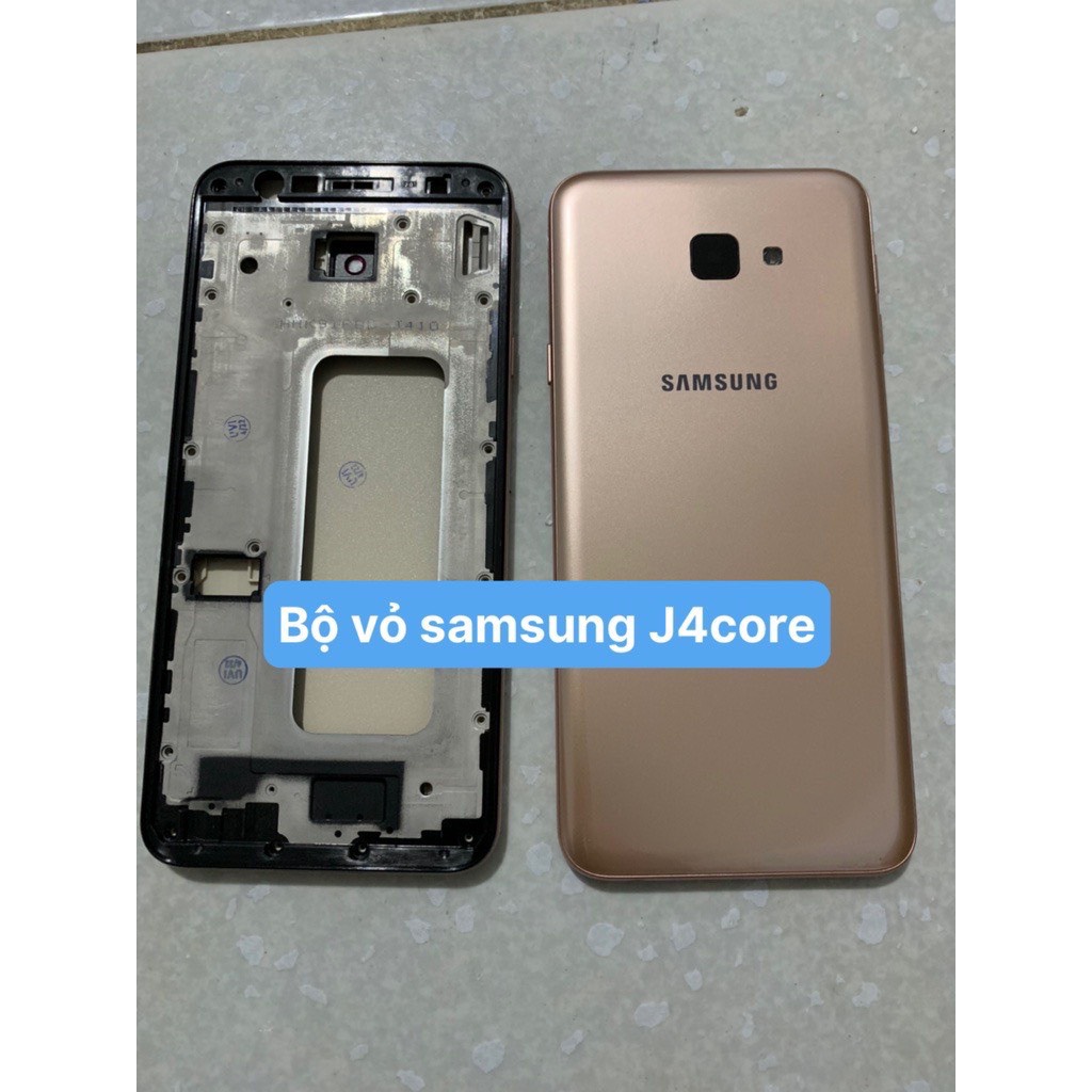 bộ xương vỏ sam sung j4 core zin mới kèm(sườn,lưng,kính camera,phím bấm)
