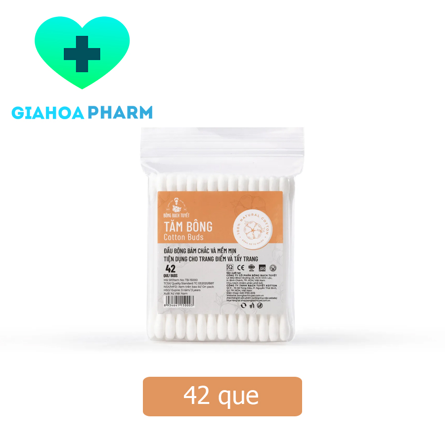 Tăm bông vệ sinh Kotton care ) Gói 42 que