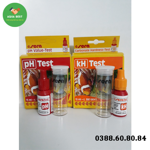 [Chính Hãng] Combo 2 Hộp Test PH và Kiềm đo nước Sera Đức