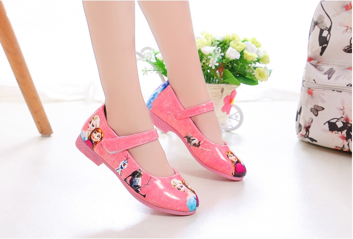 Giày búp bê bé gái hình Elsa - Mẫu mới ON96