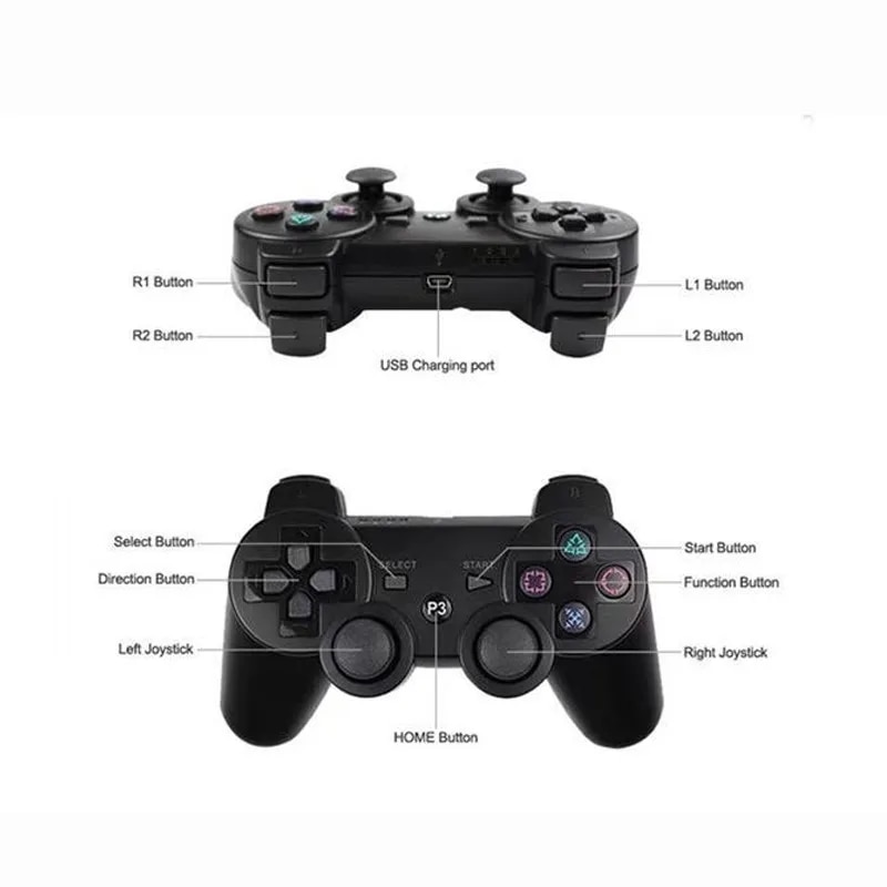 【Best value for money】 Wireless Game Controller For Ps3 Bluetooth-Compatible Joypad For Play Station 3 Joystick Console For Ps3 Controle Pc