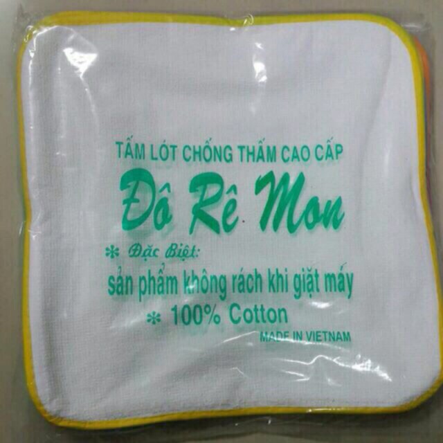 Set 10 lót chống thấm Doremon hàng loại 1 (32*32cm)