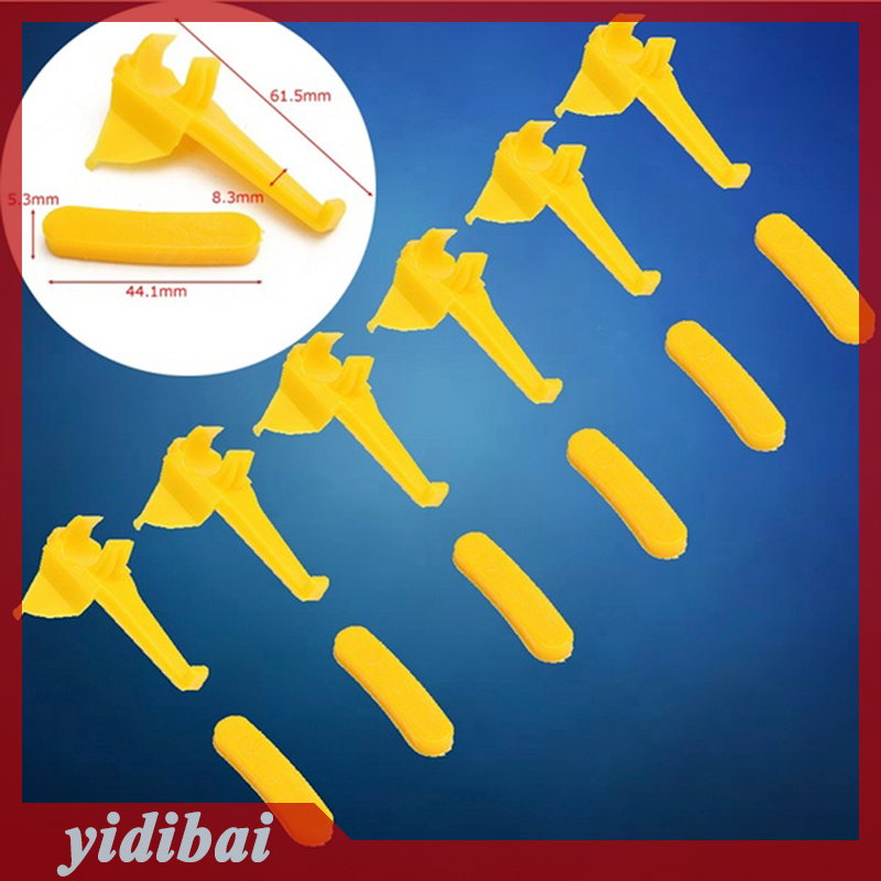 Yidibai 12 cái dụng cụ thay lốp xe hơi miếng chèn đầu vịt tháo lắp bằng nylon miếng bảo vệ vành lốp