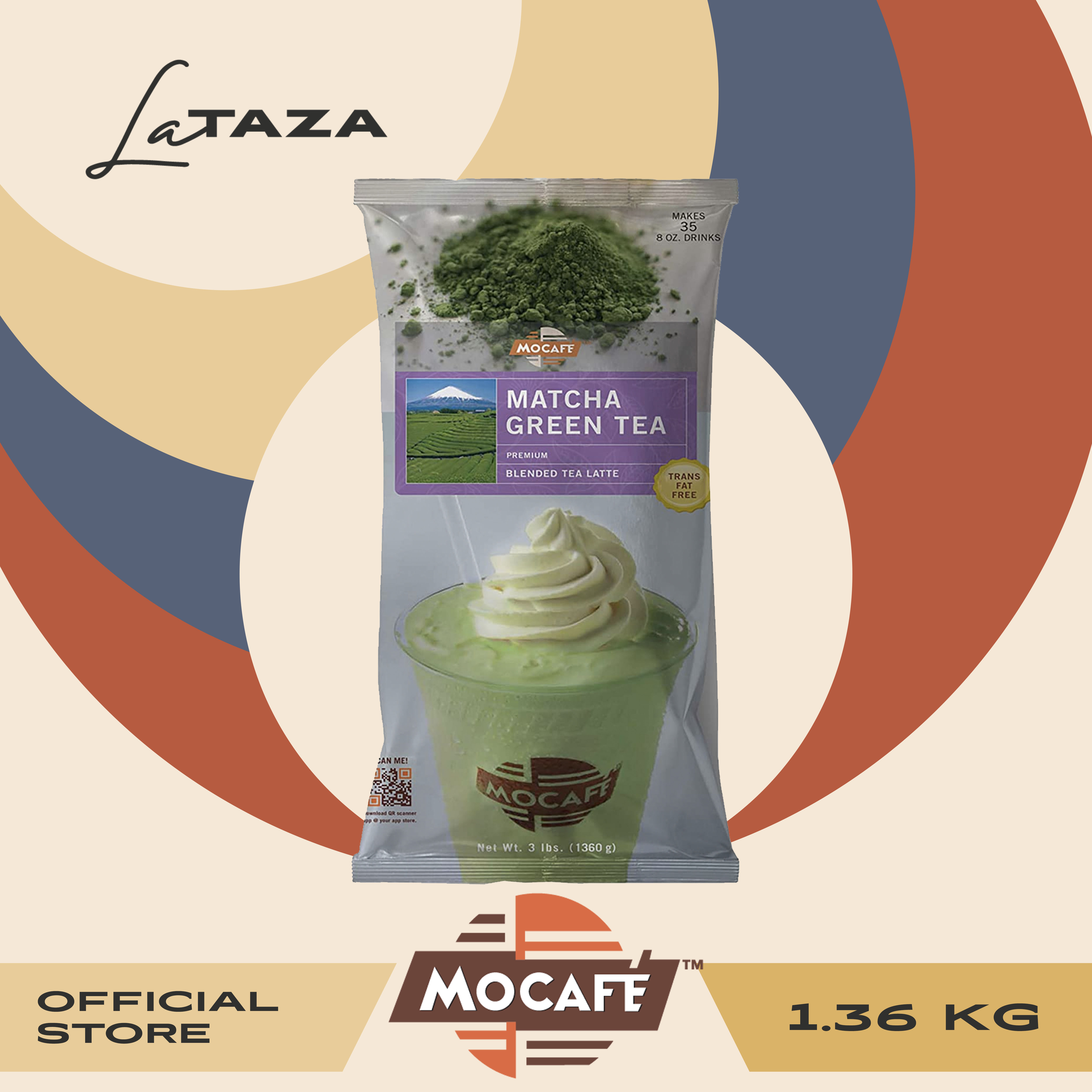 MOCAFE™ Matcha Green Tea Mix (1.36kg) Lazada PH