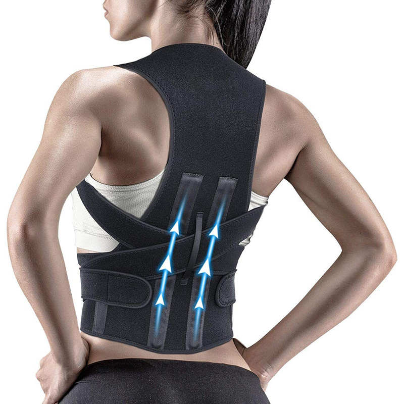 Back Support Posture Corrector Belt Adjustable Breathable Back Brace Support  Straightener Improve Posture Shoulder Neck Pain Relief