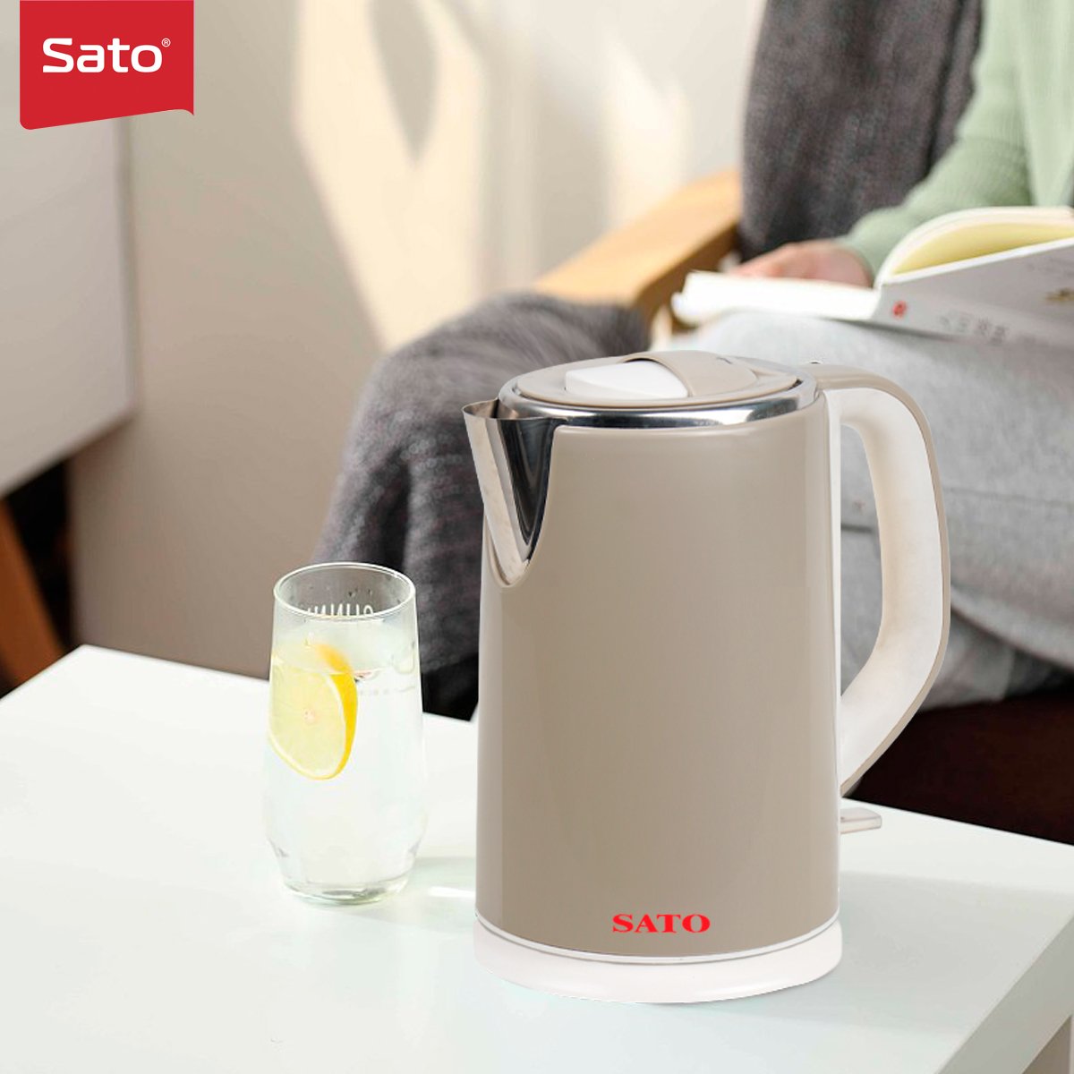 Ấm siêu tốc 1.8L Sato 17ST22