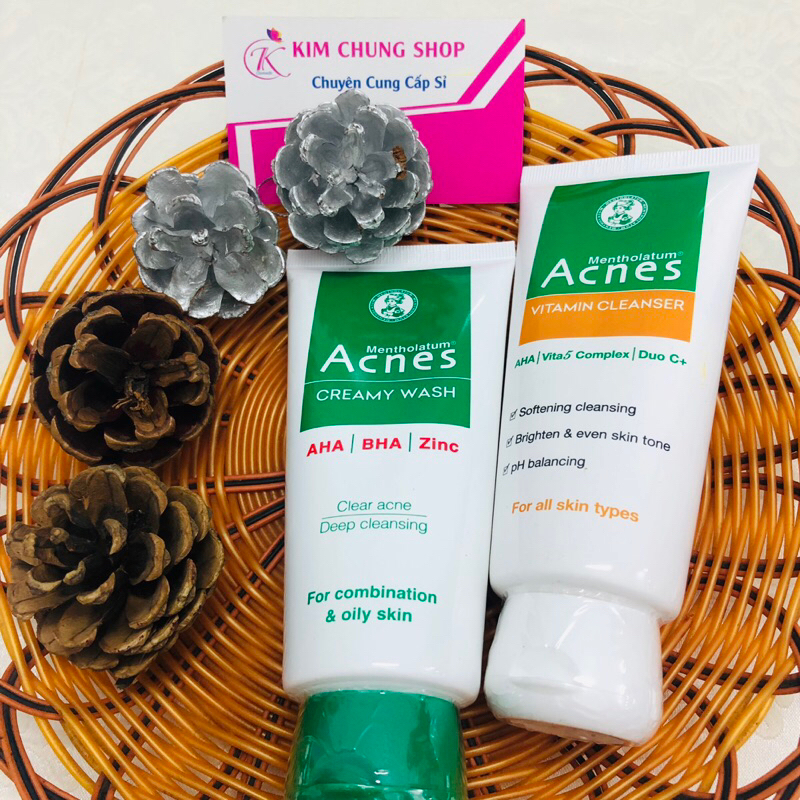 Sữa rửa mặt Acnes ngừa mụn, sạch nhờn, sáng da (50g, 100g)