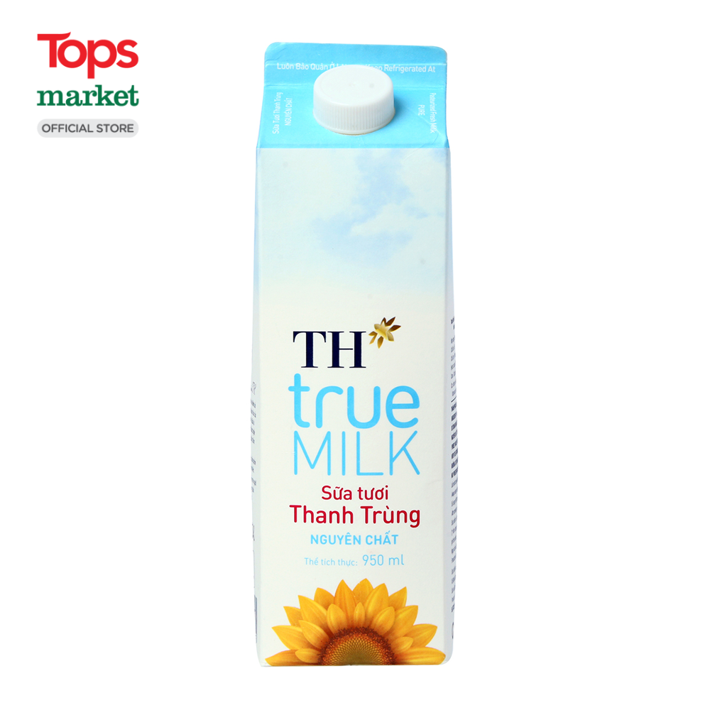 Sữa Thanh Trùng Th True Milk Nguyên Chất 950Ml