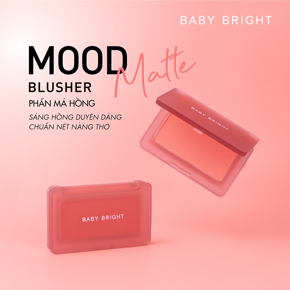 Phấn má hồng Baby Bright Mood Matte Blusher 4.5g