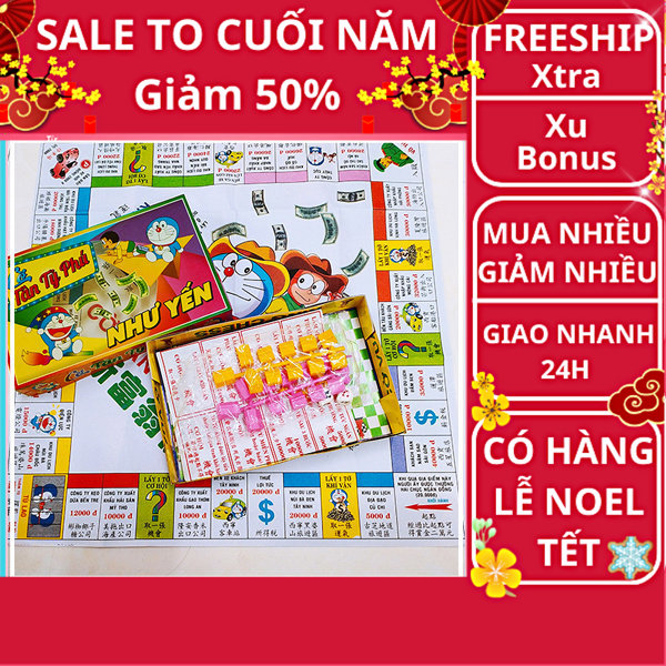 Bộ cờ tỉ phú bằng nhựa ✓Gía rẻ ✓Giải trí✓Nguyễn Thùy Store