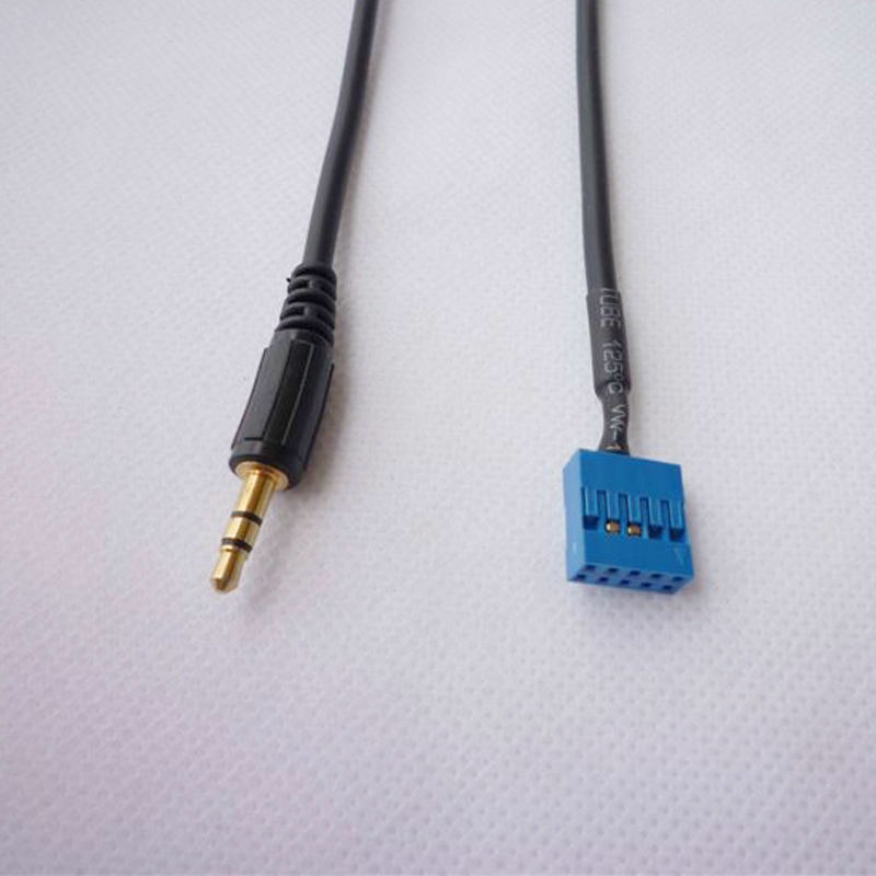 【AUST】 3.5mm Auxiliary Cable For BMW E46 98-06 Accessory AUX Input Mode Useful