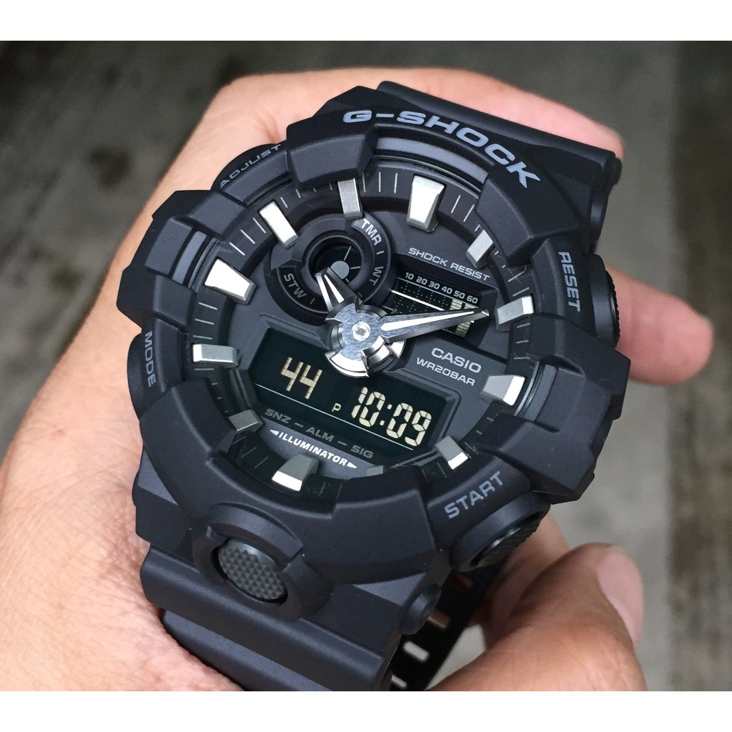 ของแท้100 นาฬิกา Casio G-SHOCK watch รุ่น GA-700-1B ชุด Limited