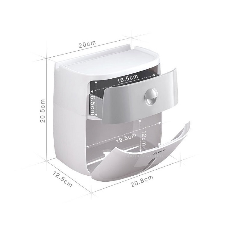 Hộp Đựng Giấy Vệ Sinh 2 Tầng ECoCo