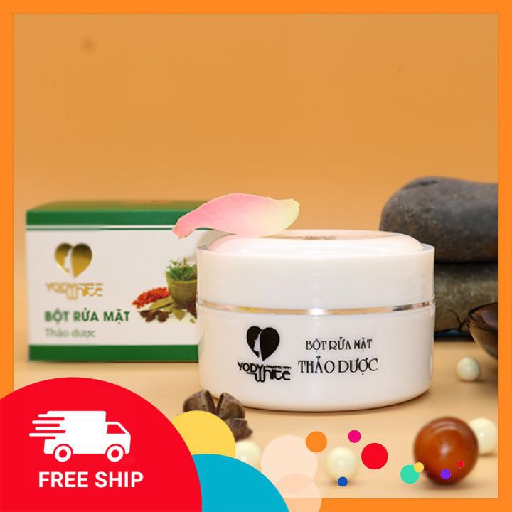 Bột rửa mặt thảo dược Yody White Phương Anh
