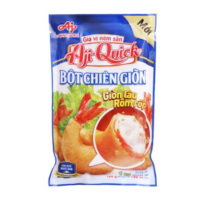 Bột chiên giòn AjiQuick, bột pha nước