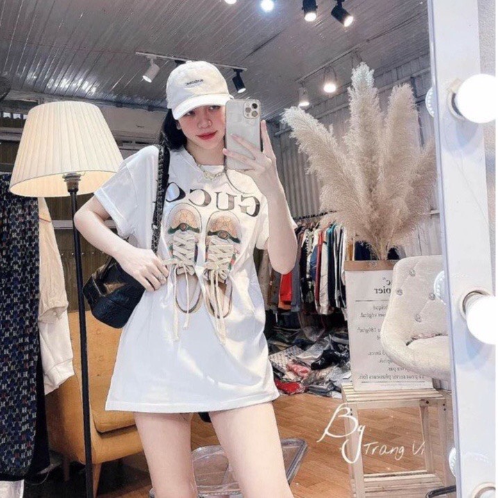 (Freeship) Sét Áo Phông Giày G.C và quần Legging Siêu Cá Tính