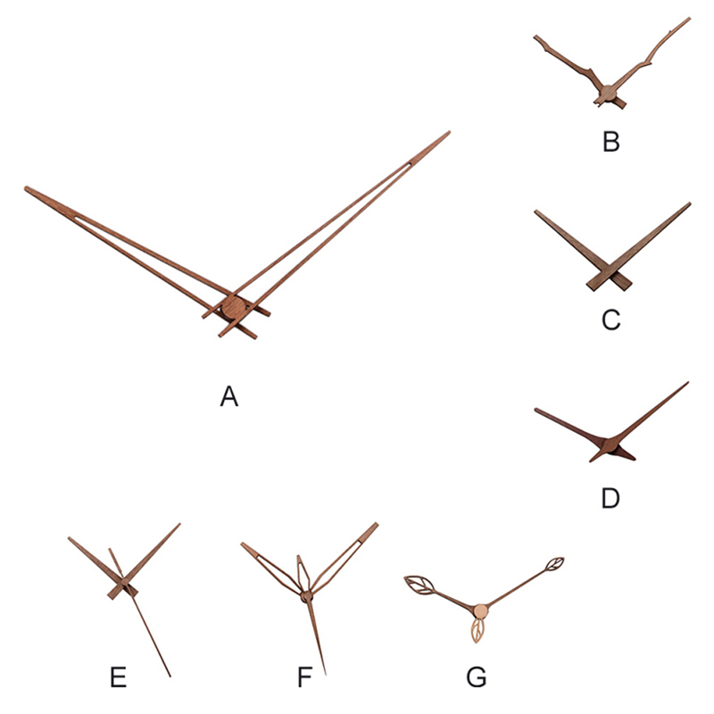 Walnut%20Wall%20Clock%20Pointer%20DIY%20Hour%20Hand%20Minute%20Hand%20Second%20Hand%20Parts%2012/14%20Inch%20ZHIXING%20-%20Image%202