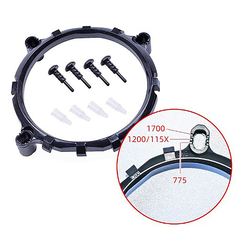 Witkitty 775-115x-1700 9 in1 cpu cooler fan bracket pc tản nhiệt làm mát người hâm mộ tản nhiệt chủ cơ sở cho intel lga 775 1700 1200 1151