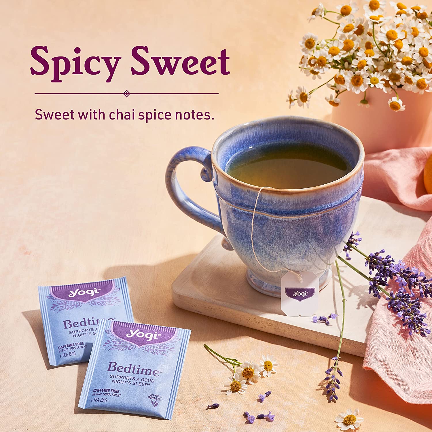 [Yogi Tea Bedtime] Trà Hữu Cơ Hỗ Trợ Đêm Ngon Giấc