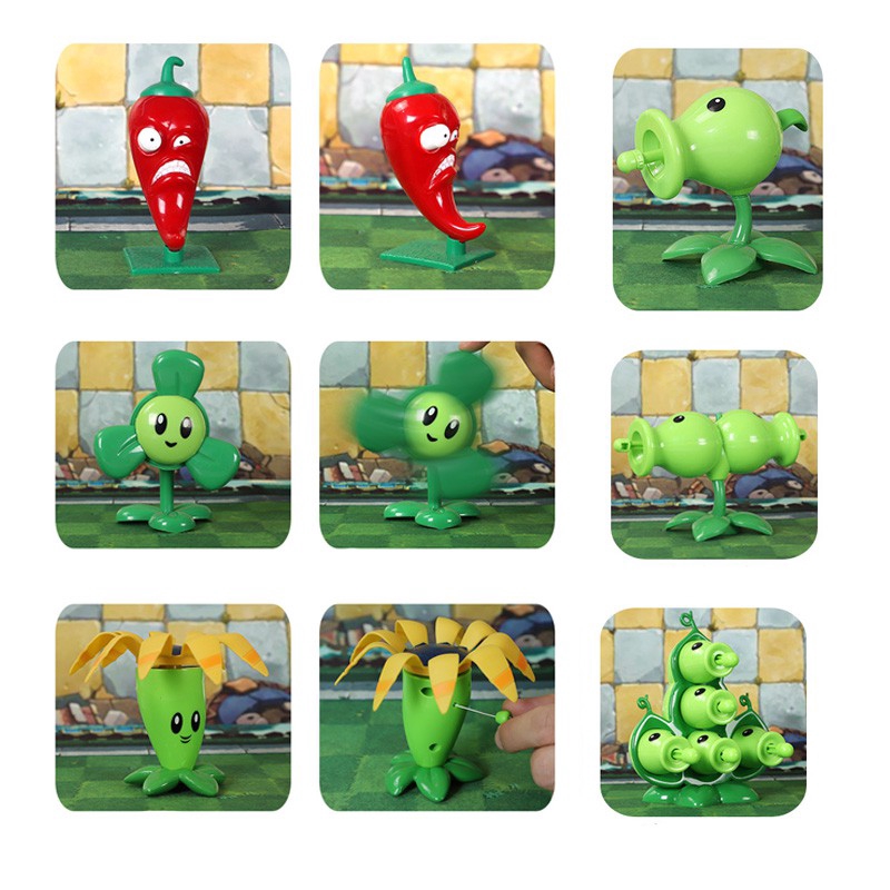 利Set đồ chơi mô hình đậu bảo vệ Plants Vs. Zombies 2 cho bé