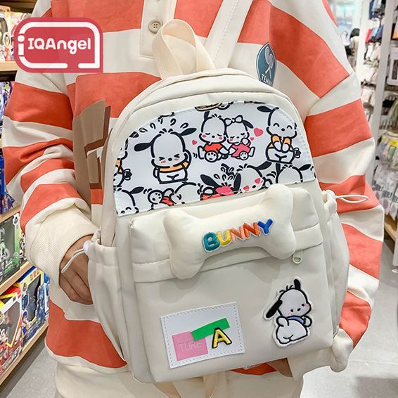 IQANGEL school bag cute pacha dog backpack school backpack