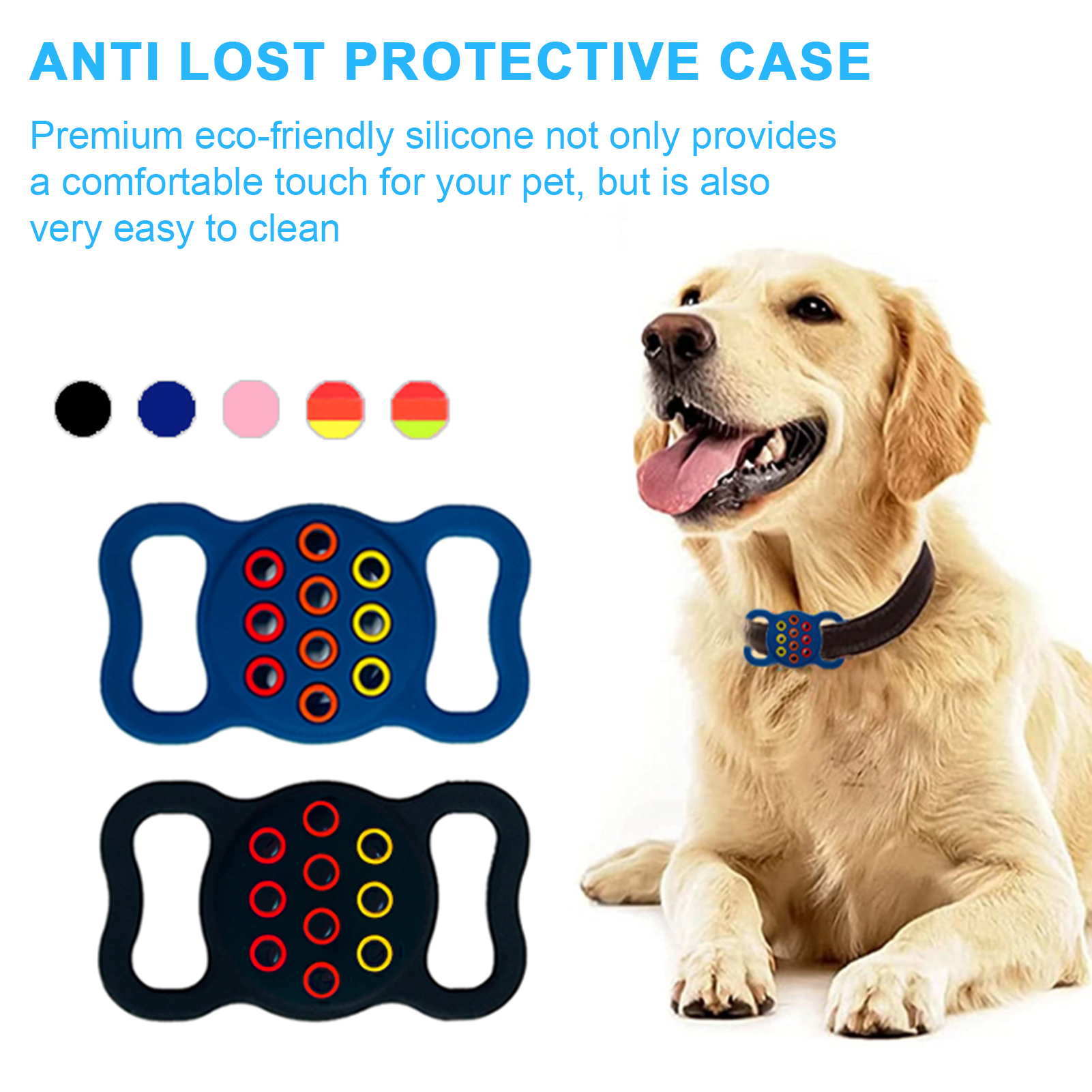 Locator Protective Case Premium Soft Protective Case for Airtag Durable Scratch-proof Cover for Tracker Device Easy Installation