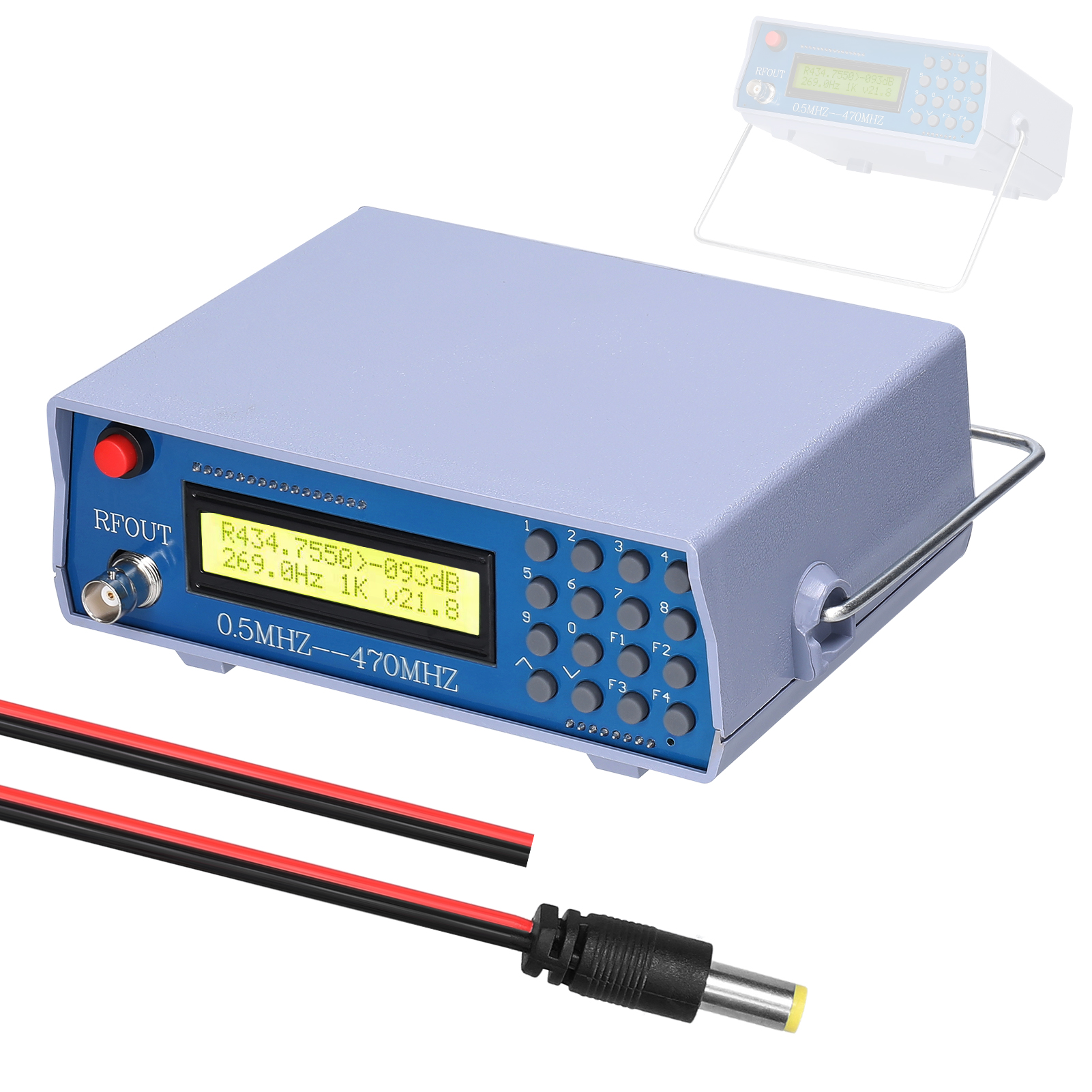 0.5Mhz-470Mhz RF Signal Generator Meter Tester For FM Radio Walkie 0.5Mhz-470Mhz RF Signal Generator Meter Tester For FM Radio Walkie
