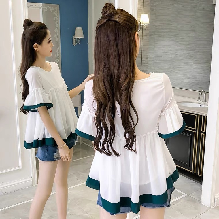 áo bầu cho mẹ trẻ-áo bầu công sở
