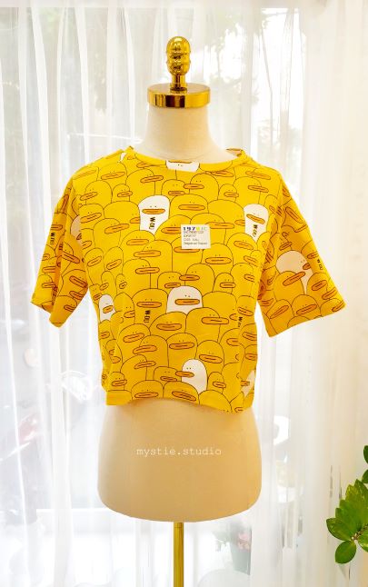 Áo Thun Tay Lỡ Con Vịt Duckyy