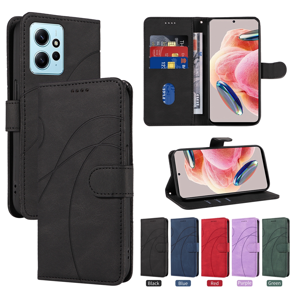 Phone case for xiaomi redmi note 12 turbo / redmi note 12 11 10 9 8 pro max / note 10 5g / note 12s 11s 10s 9s magnetic leather wallet card slot flip cover casing