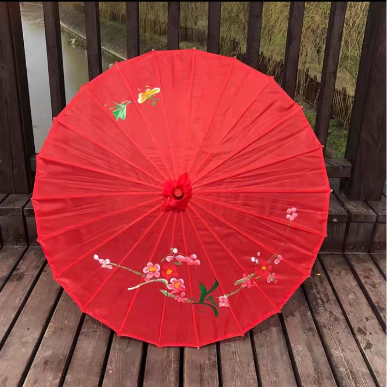 Ô múa dân tộc, ô mèo kích cỡ trẻ em và người lớn, dù cổ trang múa chụp hình