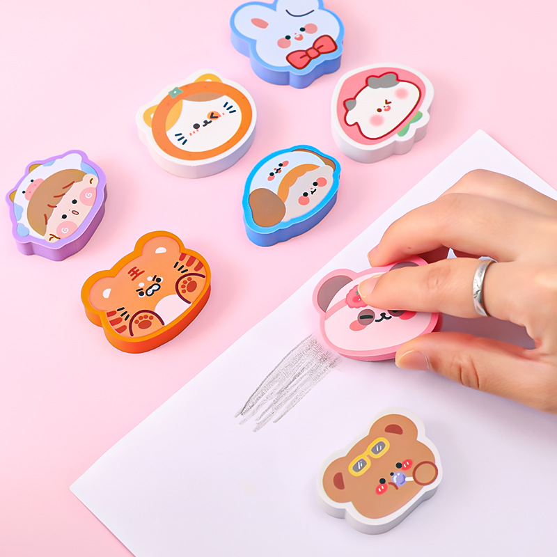 3 Cục Gôm tẩy cute dày, mịn nhiều hình dễ thương
