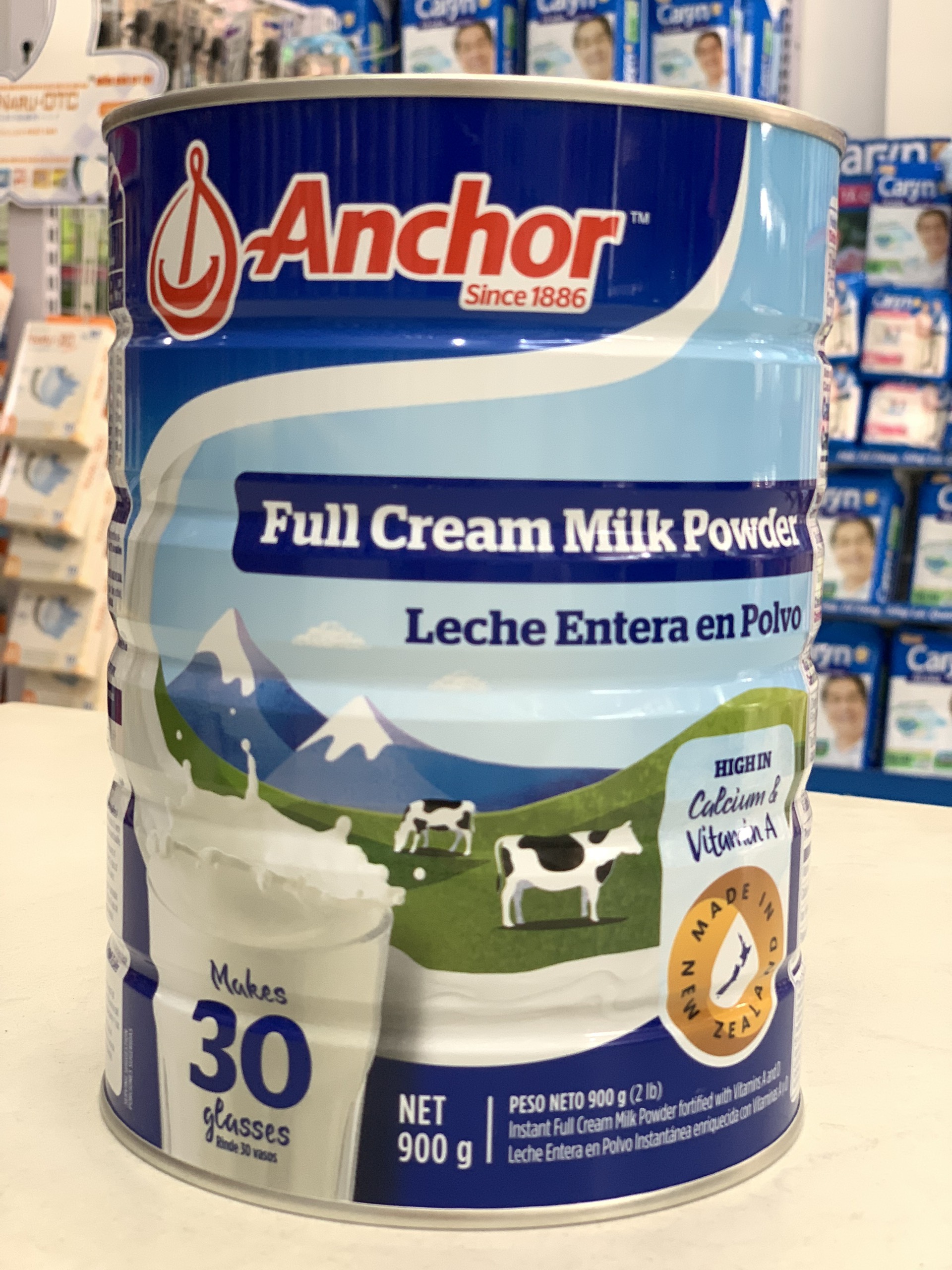 Sữa bột Anchor New Zealand Nguyên Kem 900g/Anchor Full Cream Milk Powder 900g
